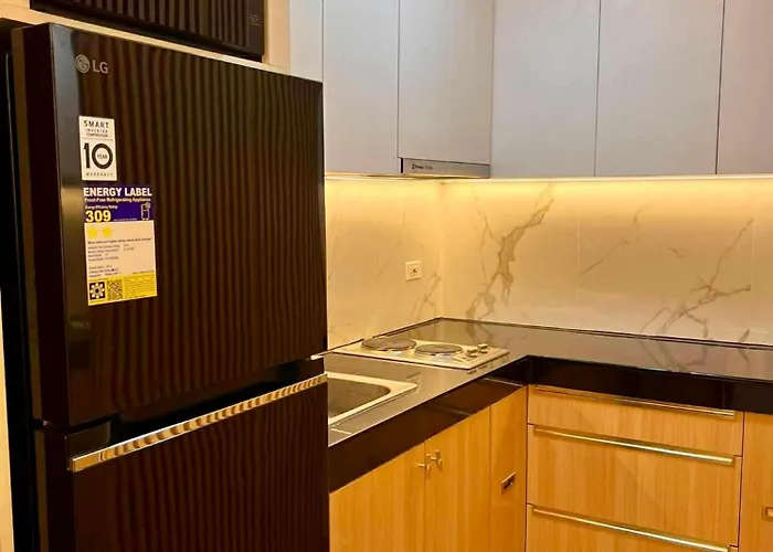 Aparthotel Blessed Dwelling - Modern With Wi-fi, Tv & Kitchen, 30 Min To Naia Airport